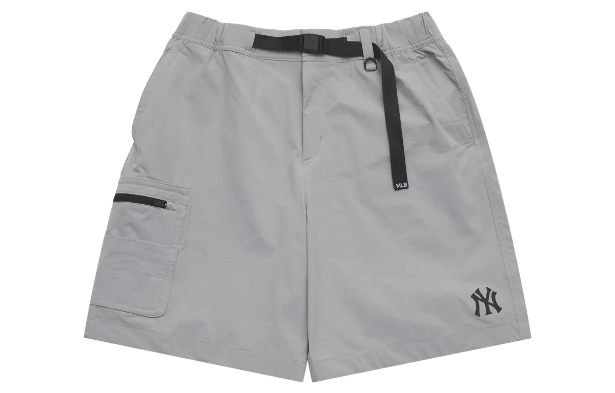 MLB New York Yankees Basic Collection SS25 Cargo Shorts Unisex Light Gray