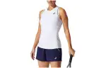 ASICS Court Piping Tank Tops Women's White Crew Neck Moderate Other