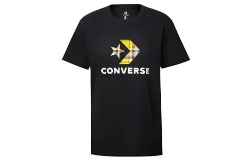Converse Set in Sleeve T Shirt Women's Black