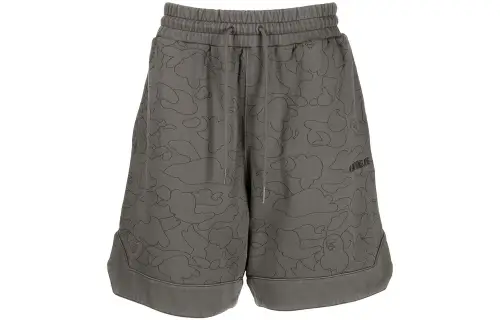 A BATHING APE Sports Shorts Men's Gray Moderate
