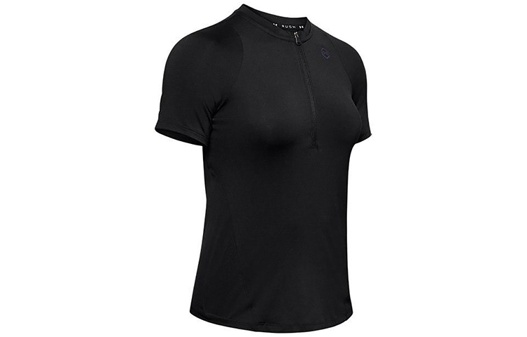 Женская футболка Under Armour UA RUSH Vent (черный) — фото 1