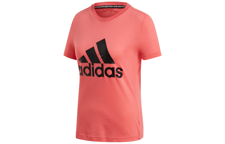 Женская футболка adidas Logo (розовая) — фото 1
