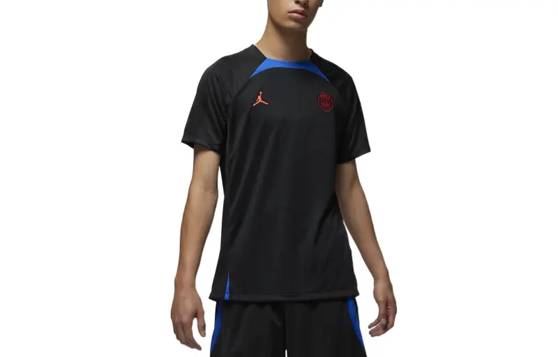 Jordan Nike PSG X Jordan Soccer Jersey Men's Black