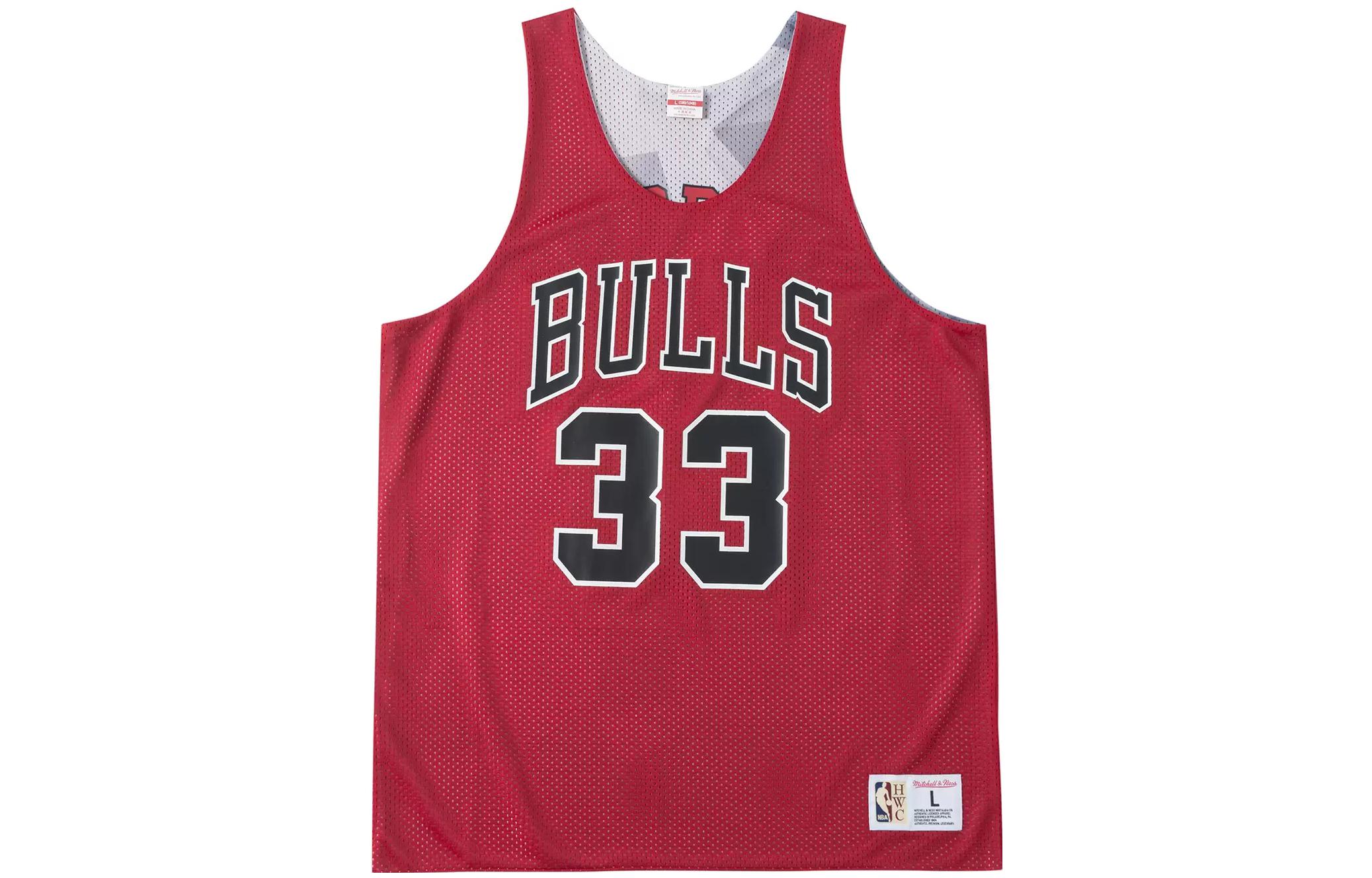 Mitchell Ness Basketball Jersey Unisex Red