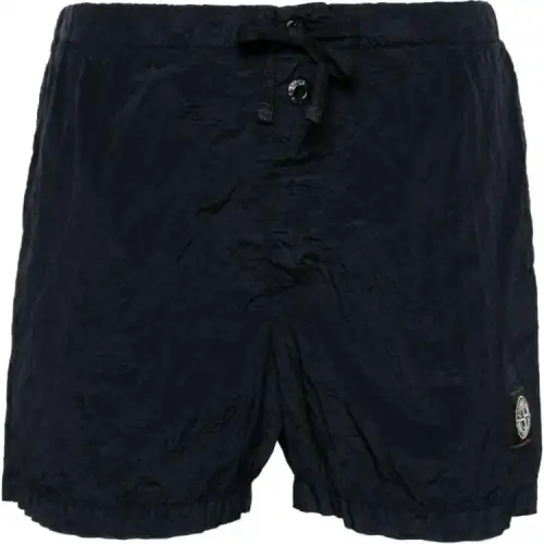 STONE ISLAND Compass-patch Swim Shorts