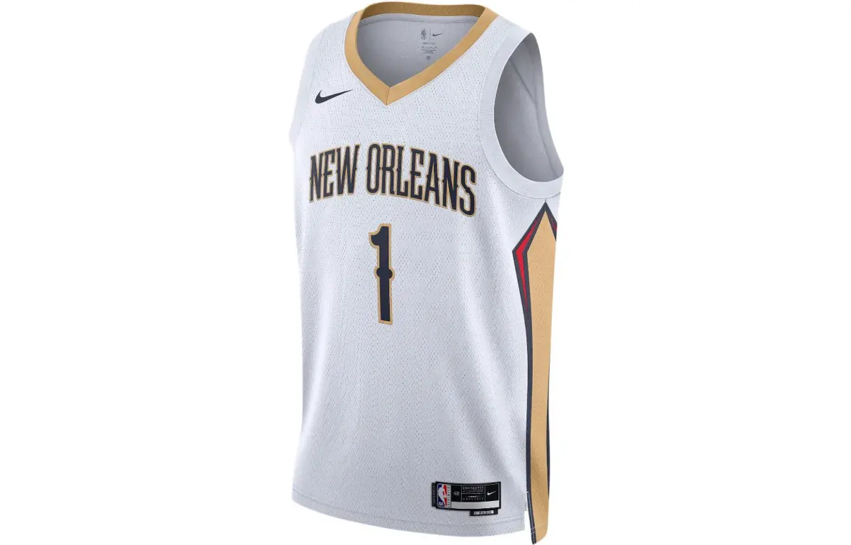 Nike Basketball Jerseys Unisex White Moderate Straight Fit