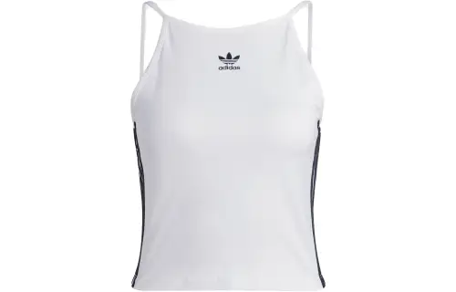 Adidas originals Clover Adicolor Classics Tank Top Letter Logo Logo Three Stripes Sports Camisole Women's White