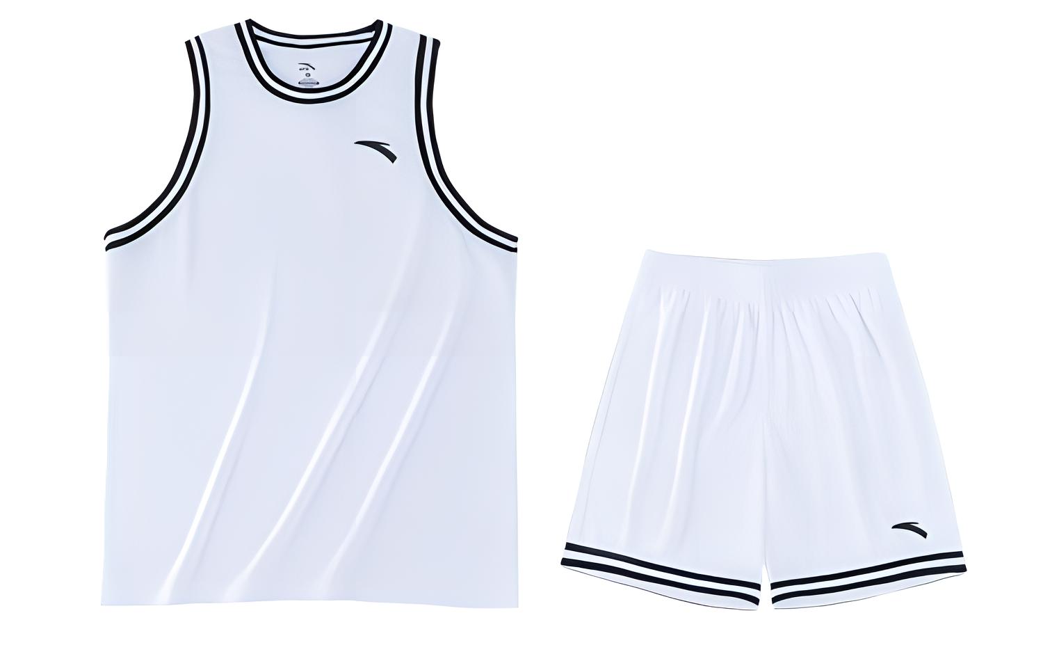 Anta Basketball Apparel Set Men’s Pure White