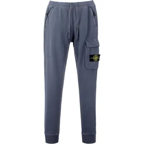 STONE ISLAND Casual Pants Men's Blue