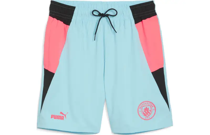 PUMA Manchester City Casual Shorts Men's Blue Moderate