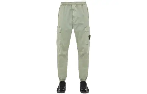 STONE ISLAND Compass Logo patch Cargo Trousers