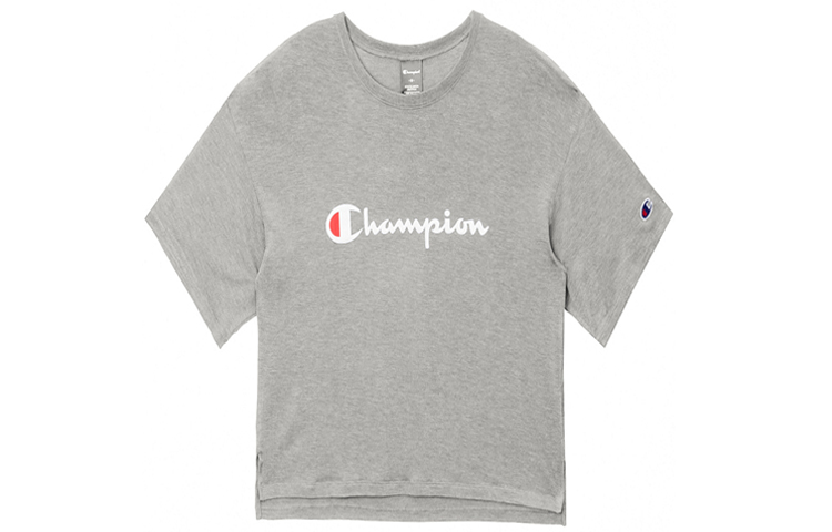 Женская футболка Champion Logo (серая)