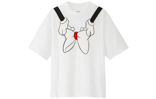 UNIQLO X Disney X AMBUSH T Shirts Women's Crew Neck Moderate Straight Fit