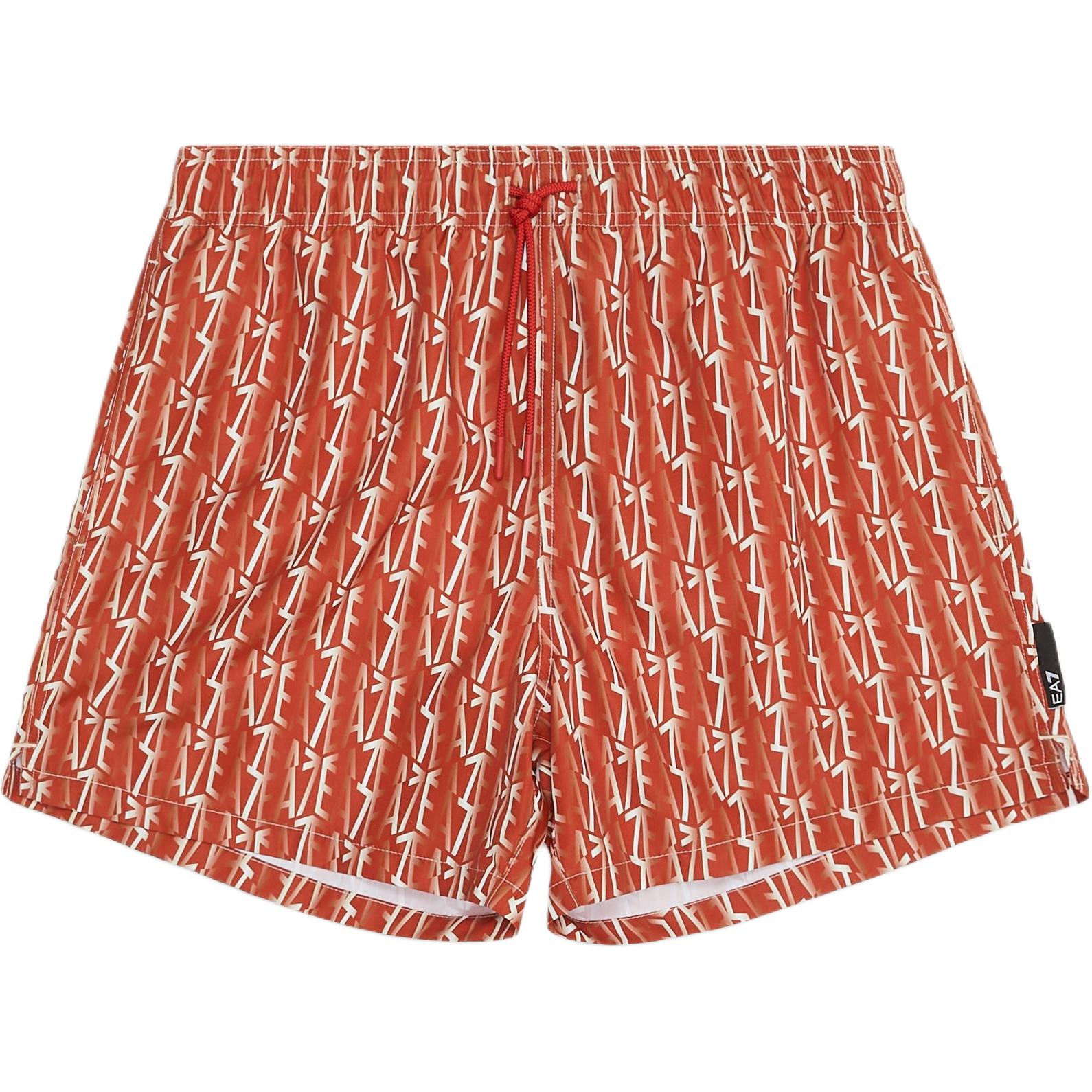 Emporio Armani EA7 logo-print swim shorts