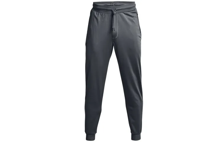 Under Armour Sports Pants Men's Gray Moderate Cuffed Pants