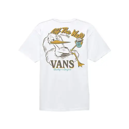 Vans Laid Back T Shirt Men's White