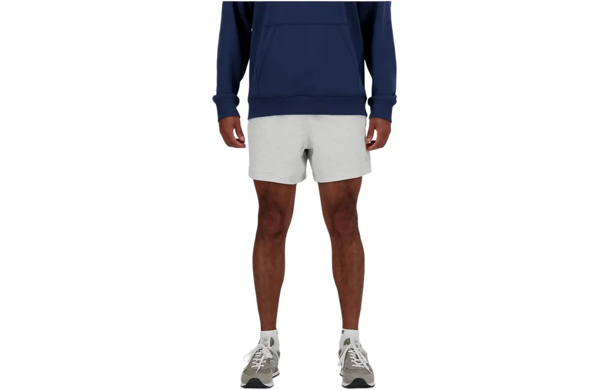 New Balance Athletics French Terry Short 5 Casual Shorts Men's Gray