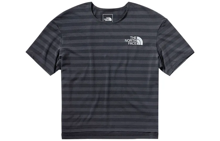 THE NORTH FACE T-Shirts Women's Black Crew Neck Moderate Straight Fit