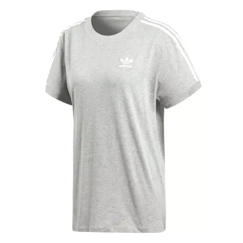 Adidas Originals striped overarm logo T-shirt
