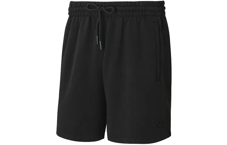 Adidas Originals Sports Shorts Men's Black Moderate Straight Fit Pants