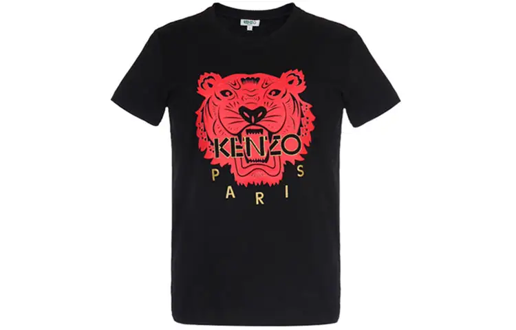 KENZO T Shirts Women's Black Crew Neck Moderate