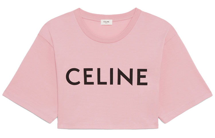 Женская футболка CELINE (розовая)