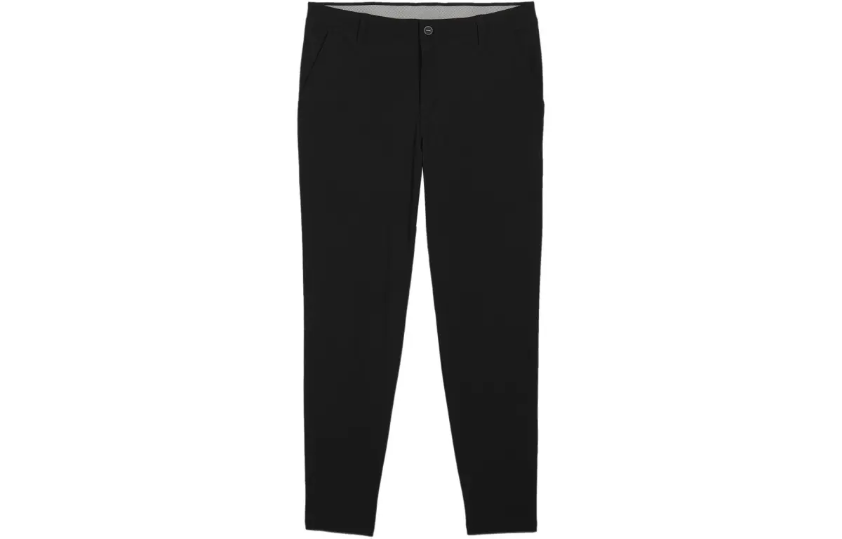 PUMA Casual Pants Men's Black Moderate Straight Fit Pants