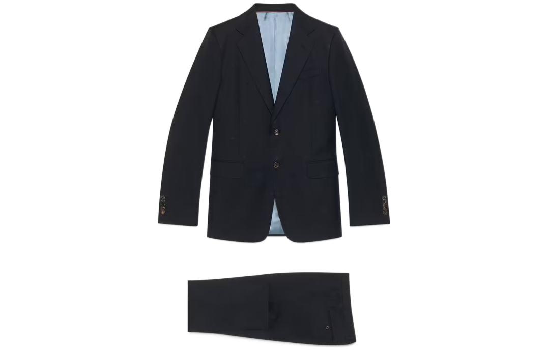 GUCCI FW22 Business Suit Men's Ink Blue