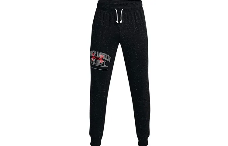 Under Armour Rival Sports Pants Men's Black Moderate Cuffed Pants