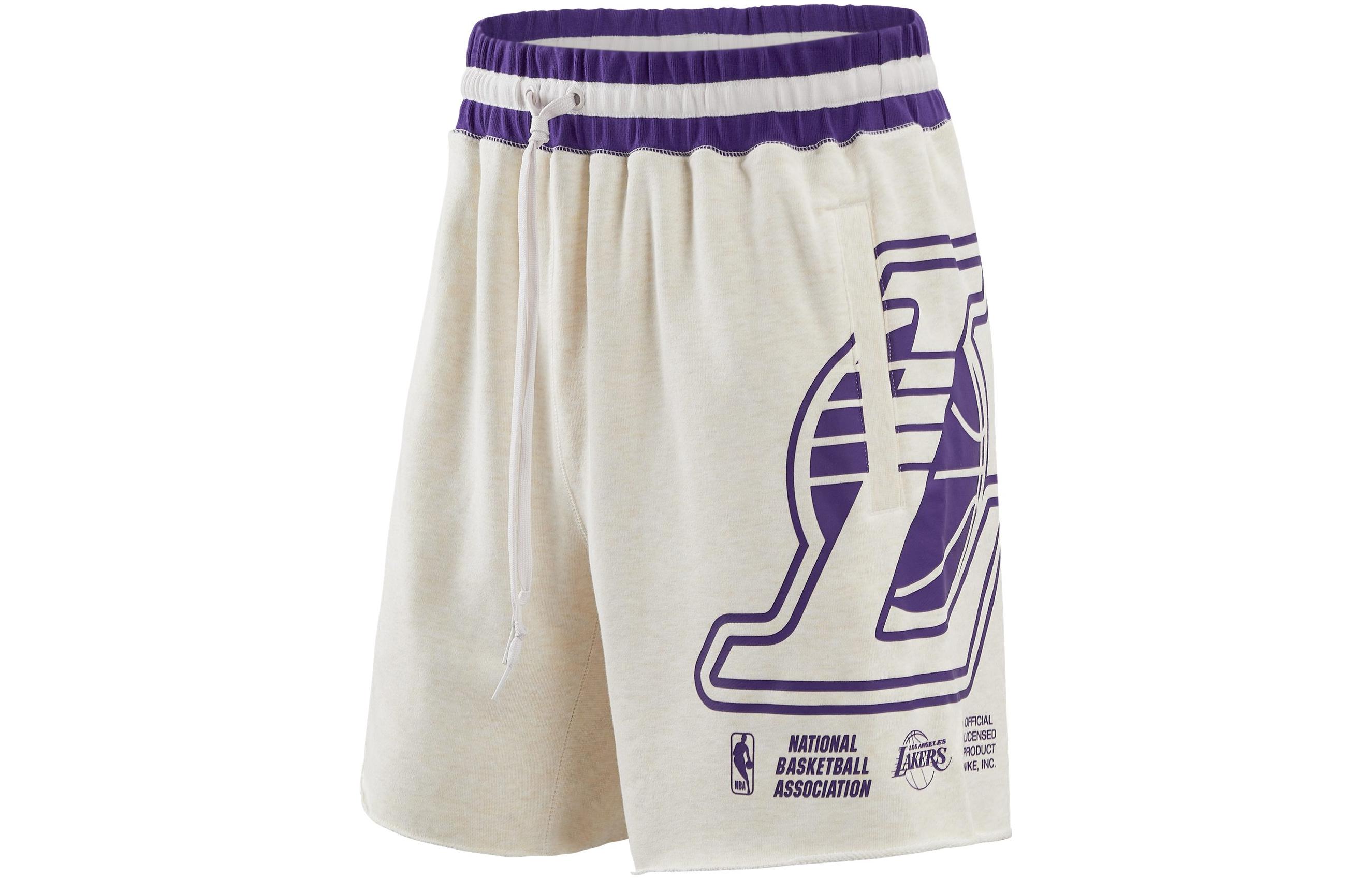 Nike Sports basketball white trousers, with your logo imprint, print, loose straight fit