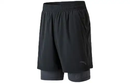 Anta Running Collection Running Shorts Men's Black