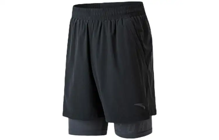 Anta Running Collection Running Shorts Men's Black