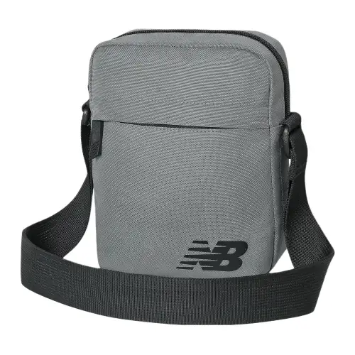 New Balance Polyester Crossbody Bag, Shoulder Bag Mini Unisex Gray