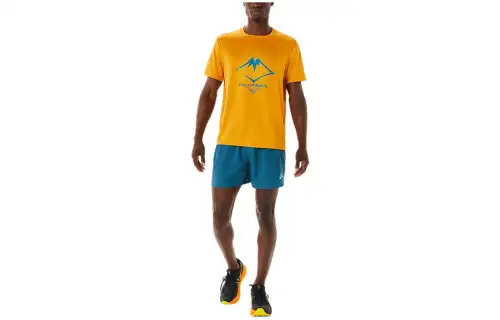 ASICS Casual Shorts Men's Blue Moderate