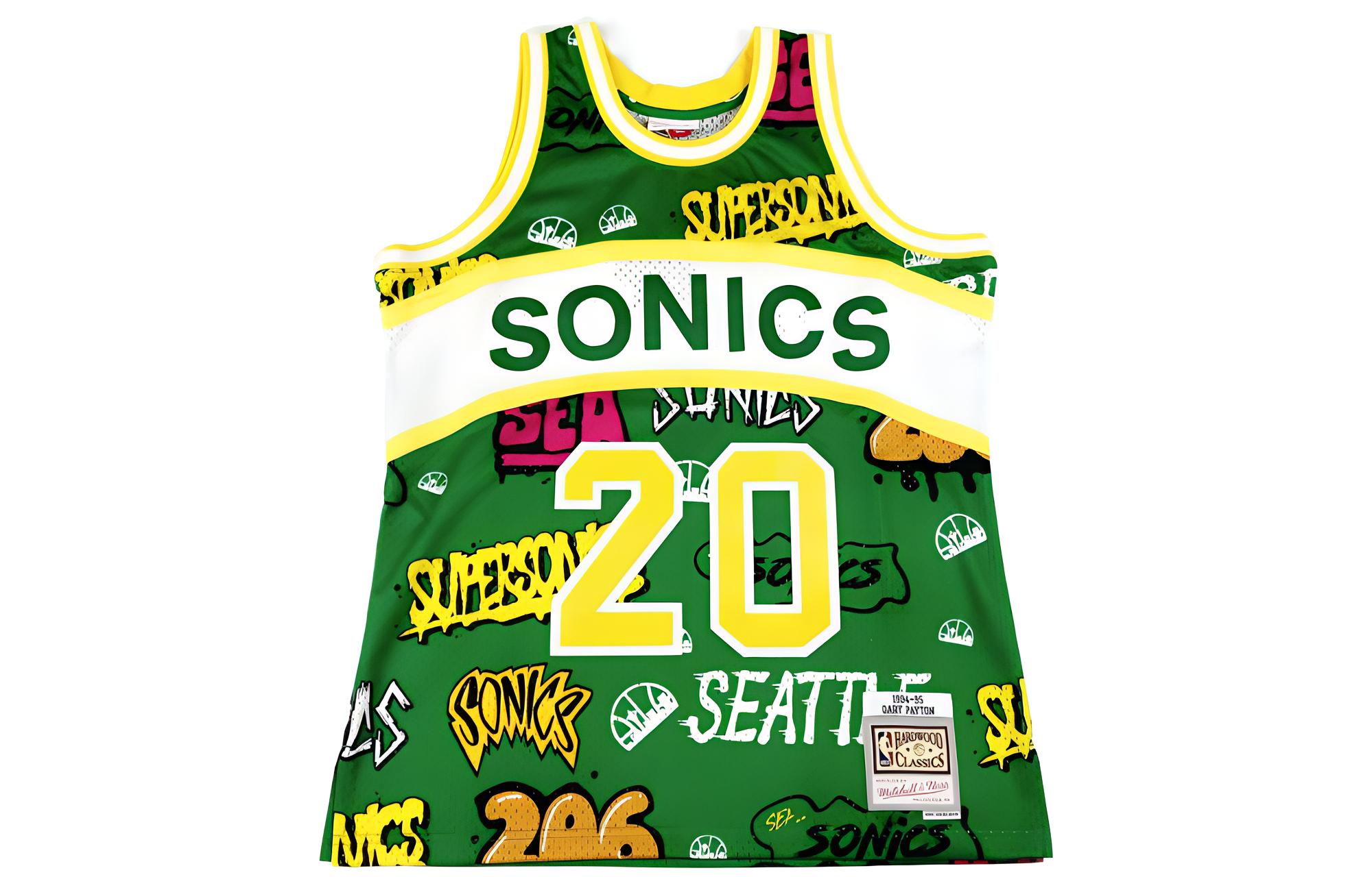 Mitchell Ness Basketball Jersey Unisex Green