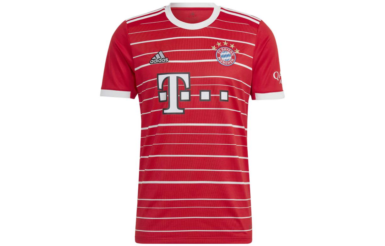 Adidas Bayern Munich Black Soccer Jersey Men’s Red
