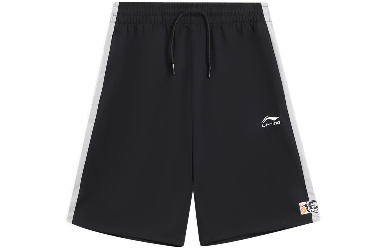 Li Ning Sports Basketball Collection Sports Shorts Men’s Black Moderate
