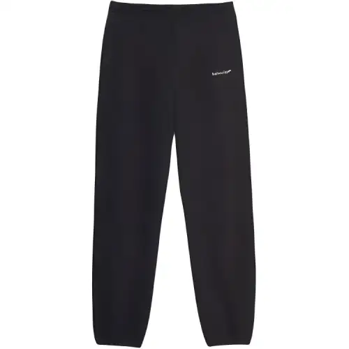 Balenciaga Casual Pants Regular Fit Men's Black