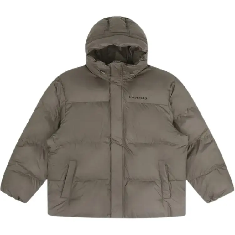 Converse Puffer Jacket Men's Brown