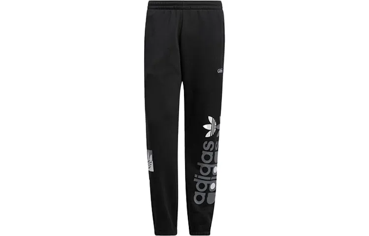 Adidas Originals Sports Pants Men's Black Thickened