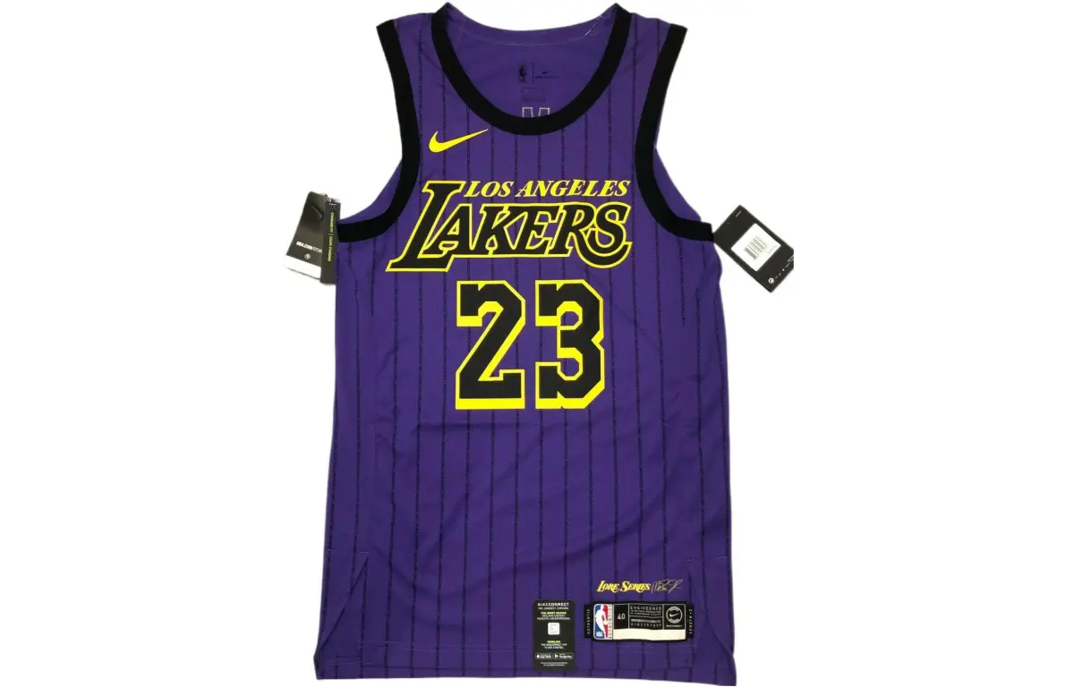 Nike Basketball Jerseys Men's Purple Moderate Straight Fit