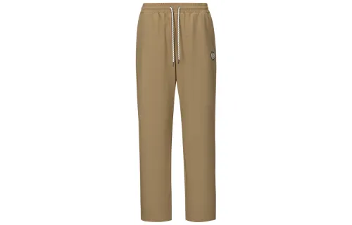 Reebok Casual Pants Men's Khaki Yellow Color