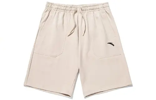 Anta Fitted Shorts Unisex Light Taupe Couple's