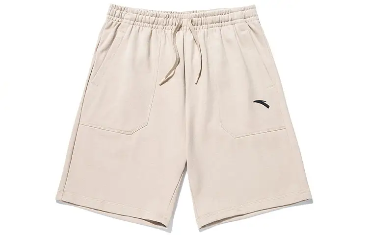 Anta Fitted Shorts Unisex Light Taupe Couple's