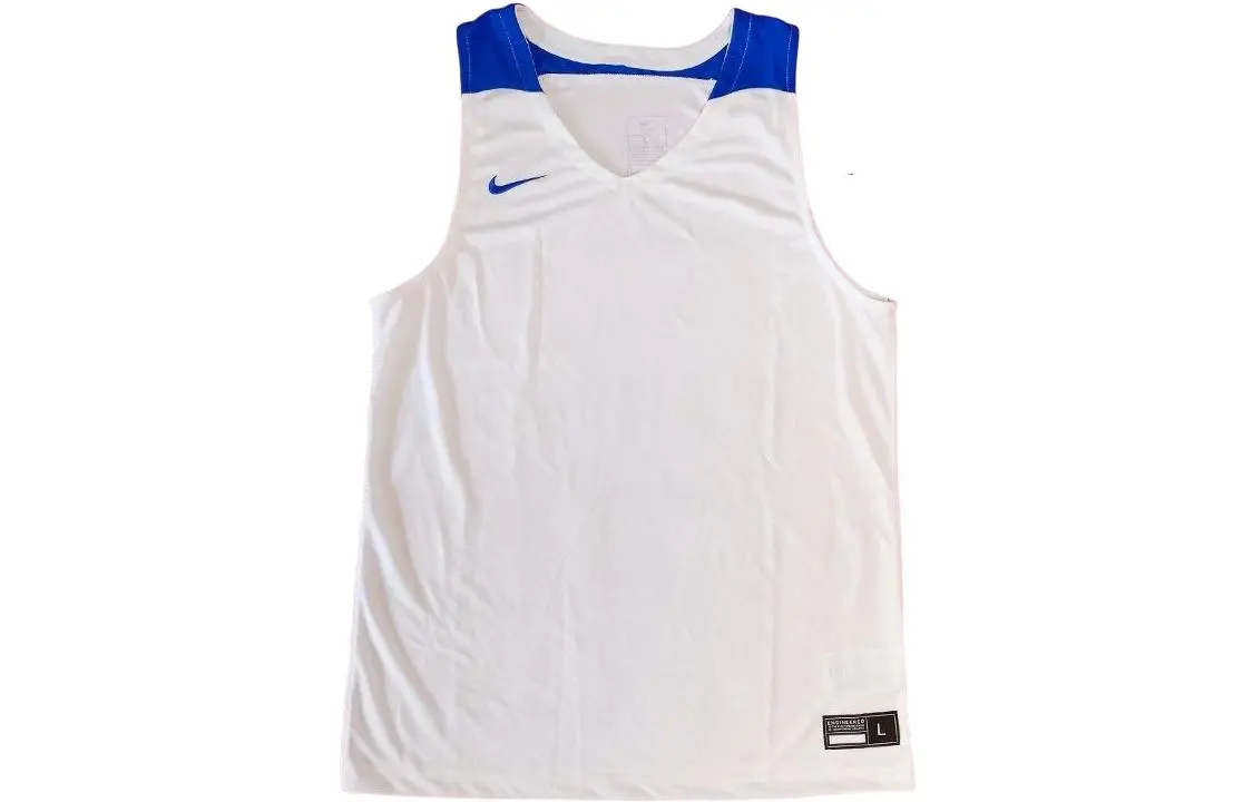 Nike Basketball Jerseys Men's White Moderate Halter Neck