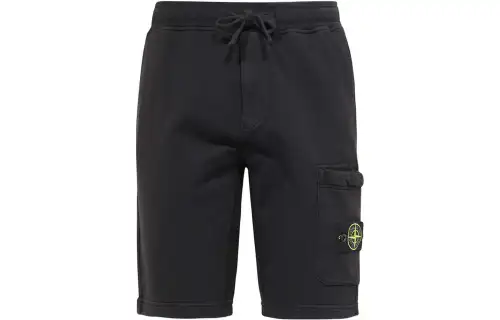 STONE ISLAND Casual Shorts Men's Black