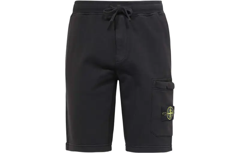STONE ISLAND Casual Shorts Men's Black