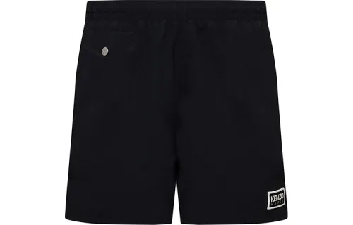 KENZO Logo Patch Swim Trunks