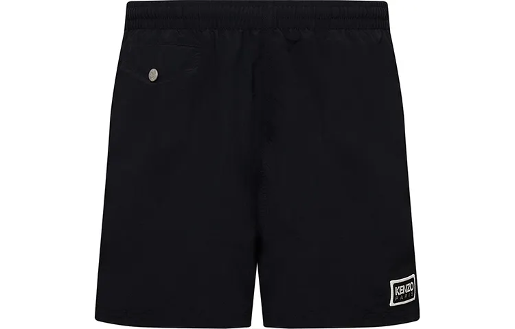 KENZO Logo Patch Swim Trunks