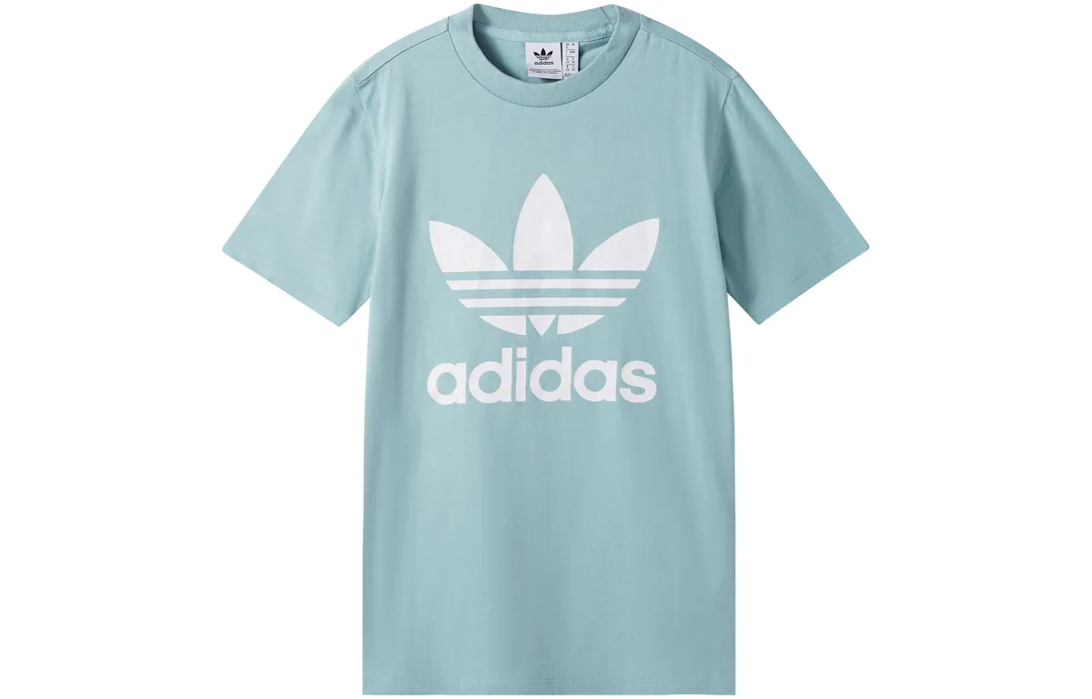 Adidas Originals Set in Sleeve T Shirt Women's Blue